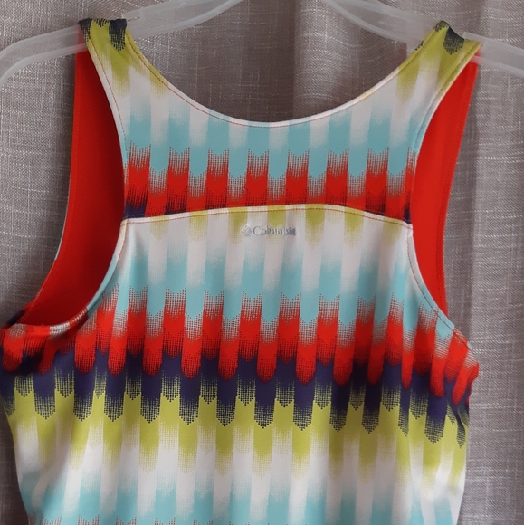 😊 3/$40 Columbia Omni Wick Athletic Tank Womans Large - Picture 2 of 10
